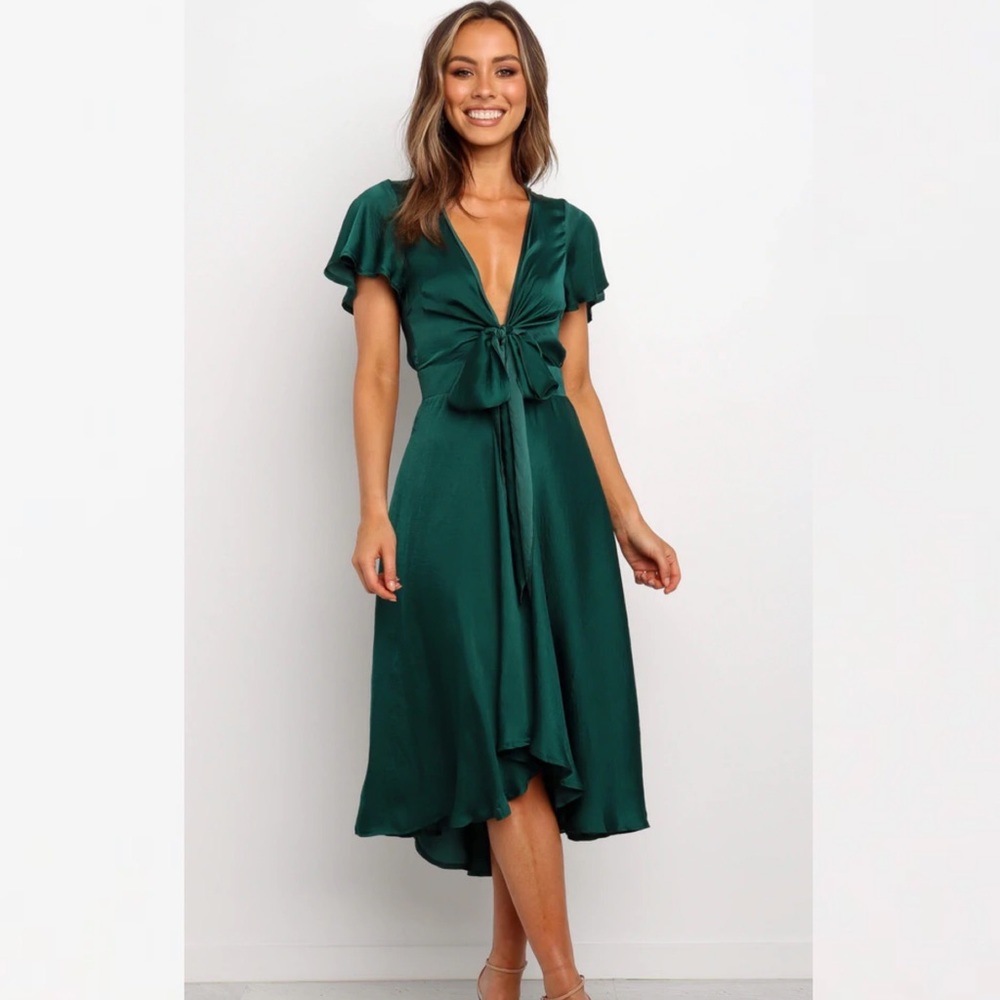 Petal and Pup Montrose Dress - Emerald 🦚
